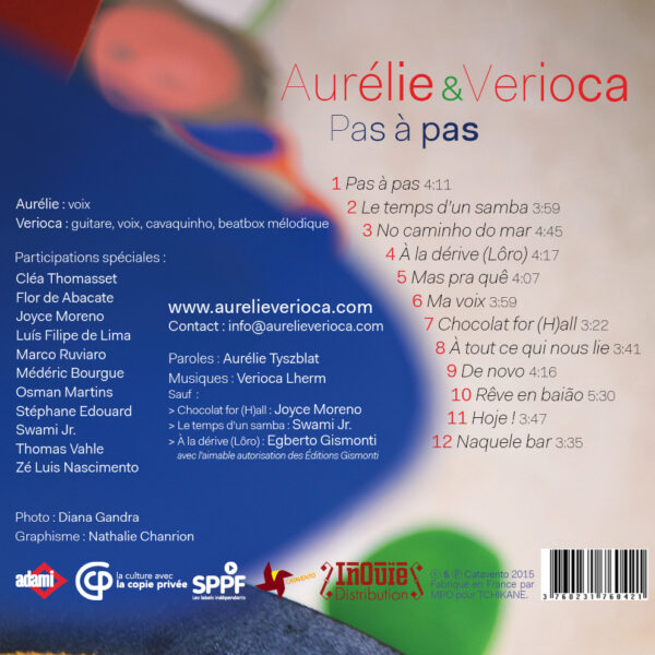 “Pas à pas“ - 2ème album de Aurélie & Verioca - Imagem 2